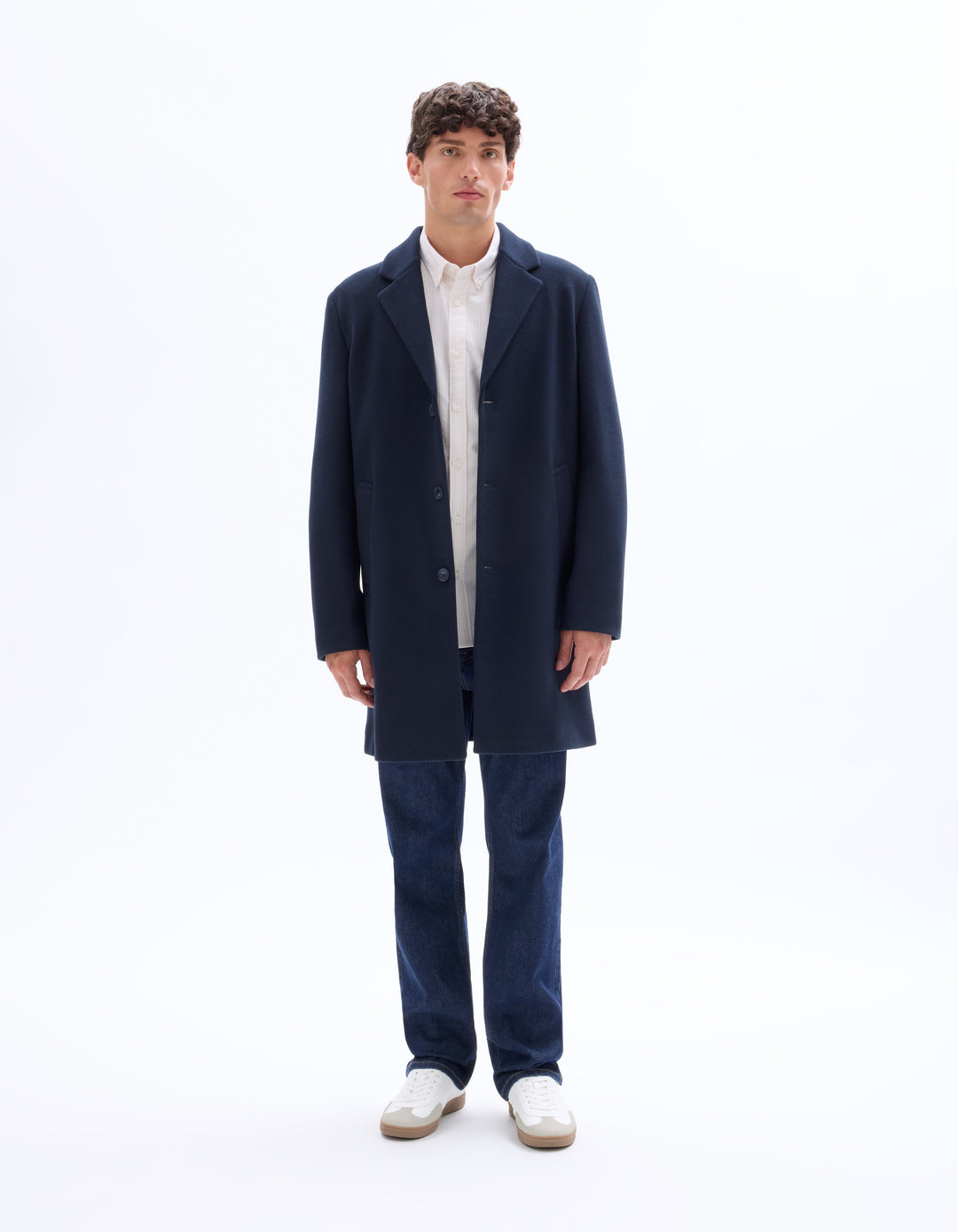 Men - Knitted - Coat/Pea jacket/Cape