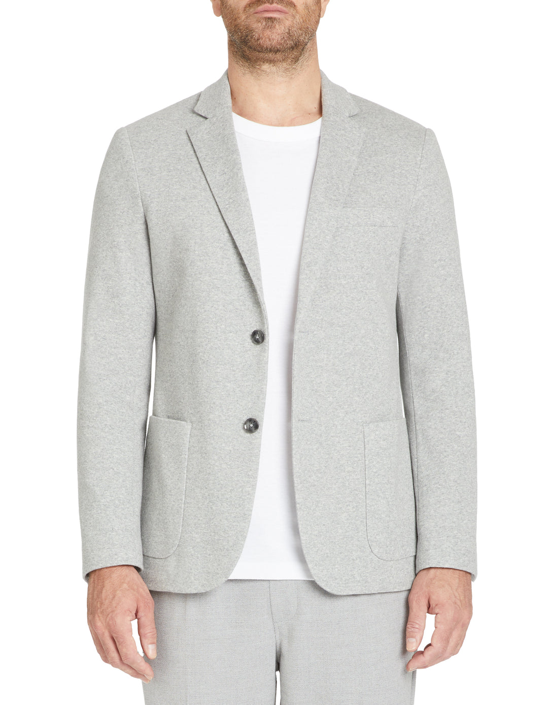 Men - Knitted - Suit blazer