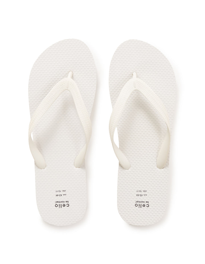 Flip Flops - rubber/plastic outer soles - rubber/plastic uppers