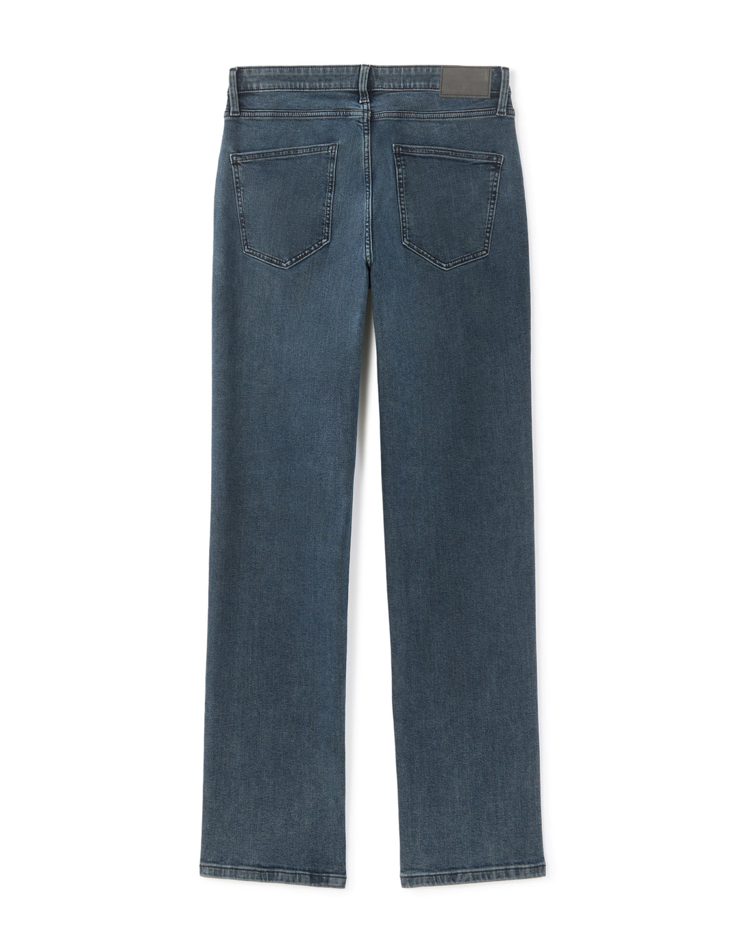 Straight stretch cotton jeans