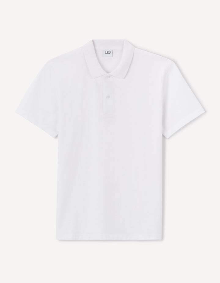 Men - Knitted - Polo Shirt - Short sleeves