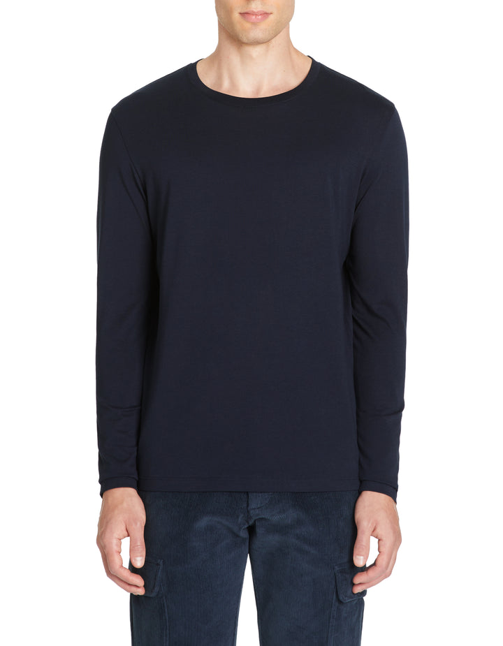 100% cotton long sleeve straight t-shirt