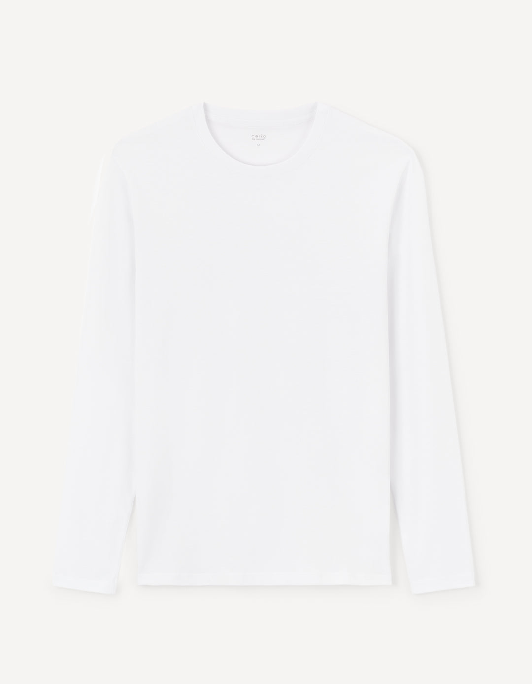 100% cotton long sleeve straight t-shirt