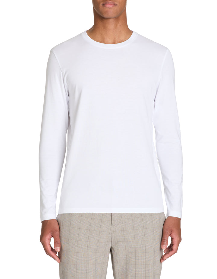 100% cotton long sleeve straight t-shirt