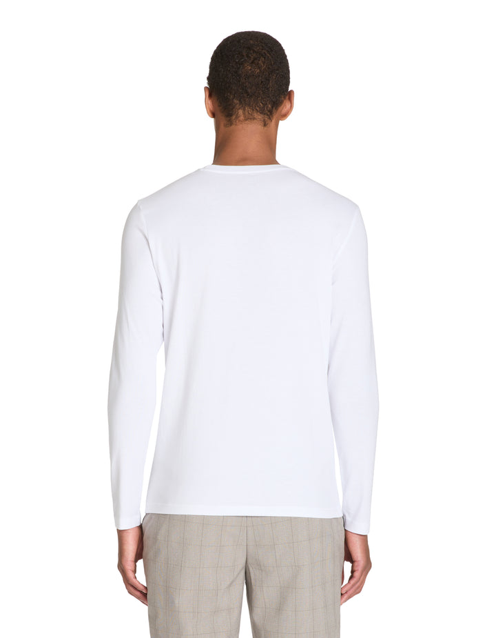 100% cotton long sleeve straight t-shirt