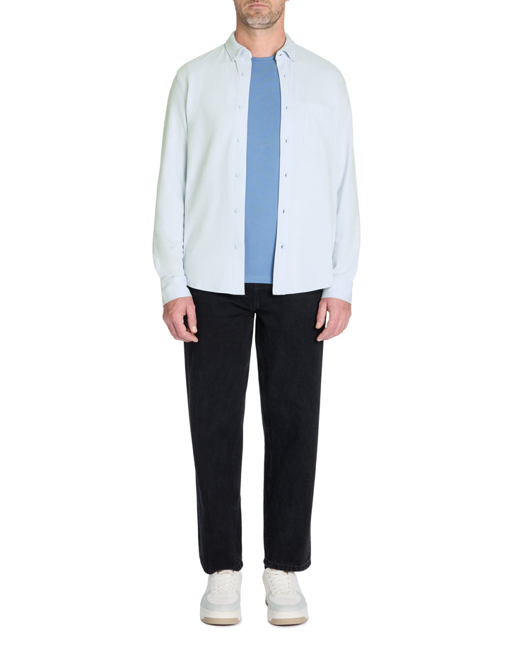 Men - Knitted - Shirt - Long sleeves