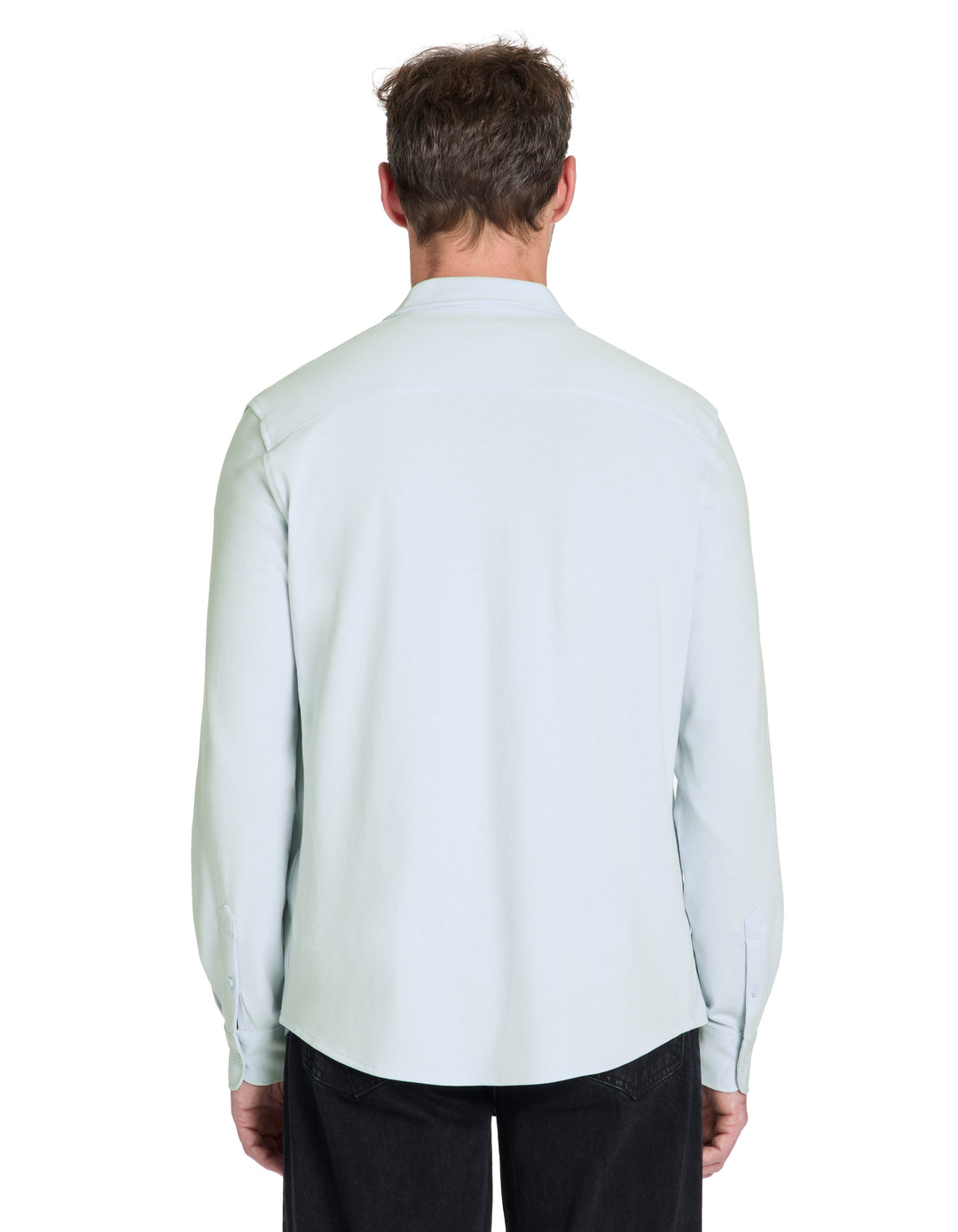 Men - Knitted - Shirt - Long sleeves