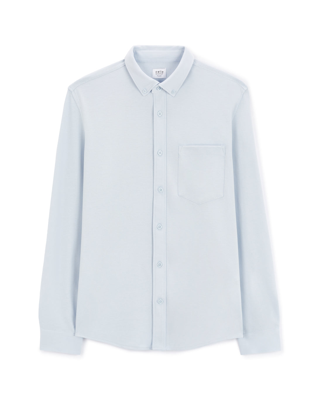 Men - Knitted - Shirt - Long sleeves
