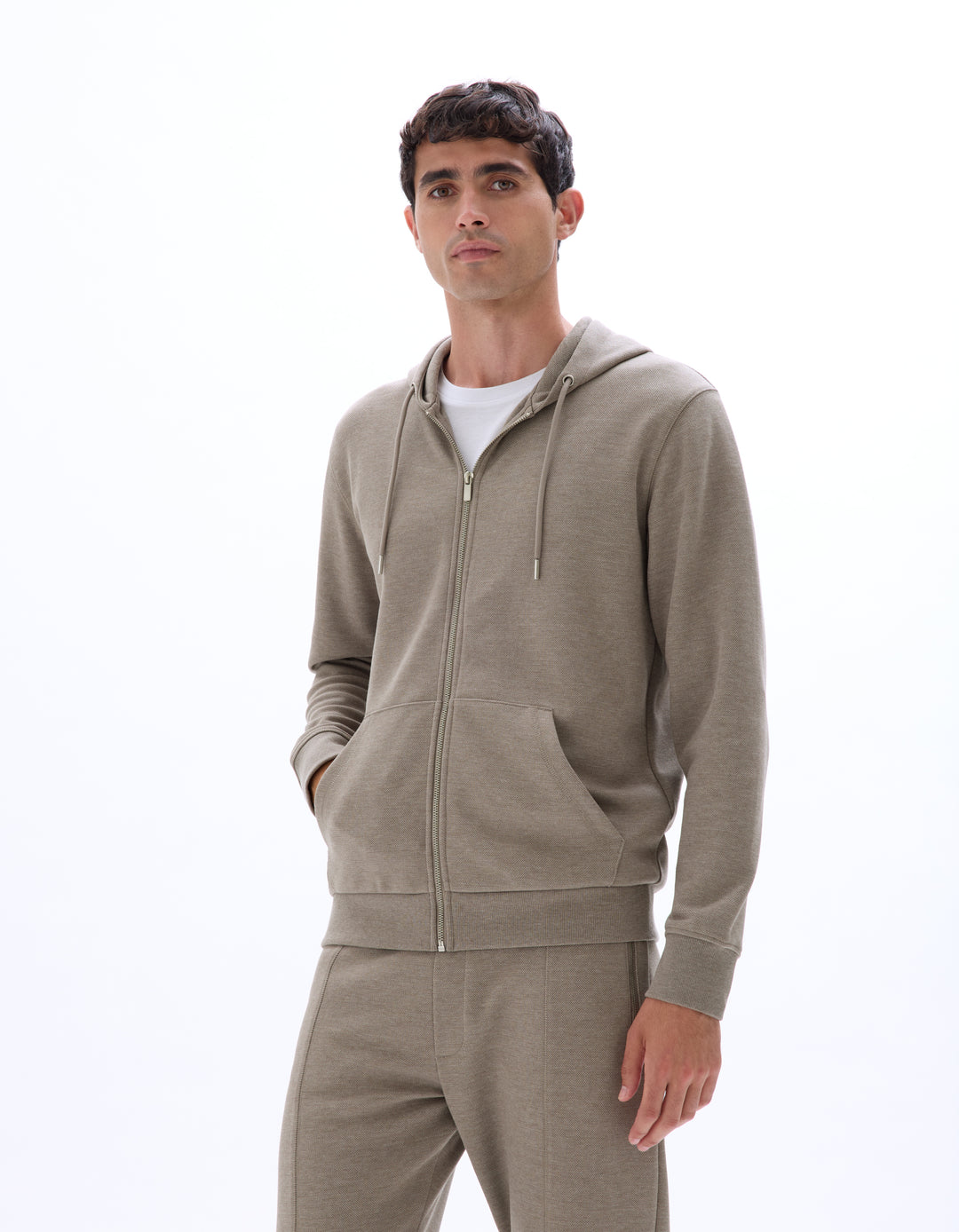 Unisex - Knitted - Sweatshirt - Long sleeves - Fleece fabric