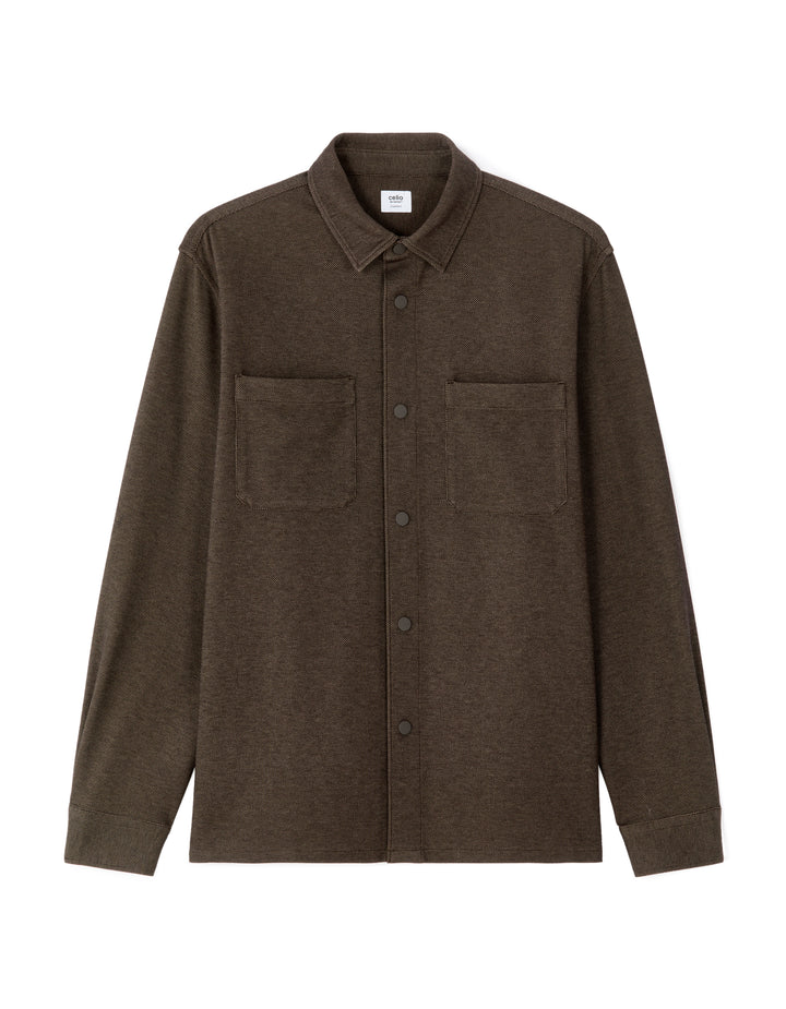 Textu 2-pocket overshirt