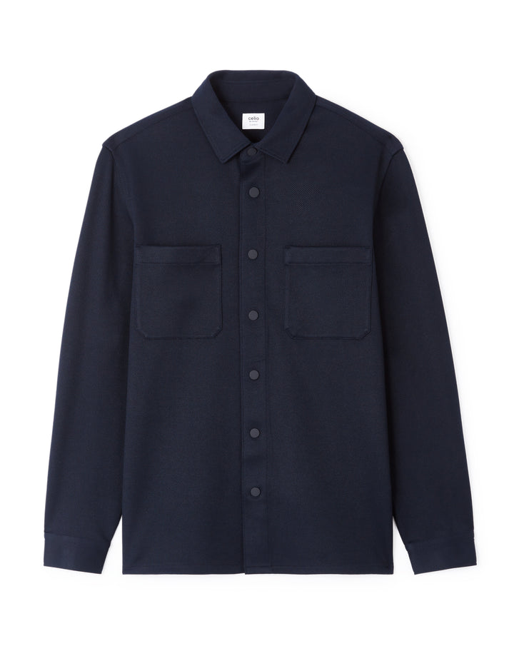 Men - Knitted - Shirt - Long sleeves