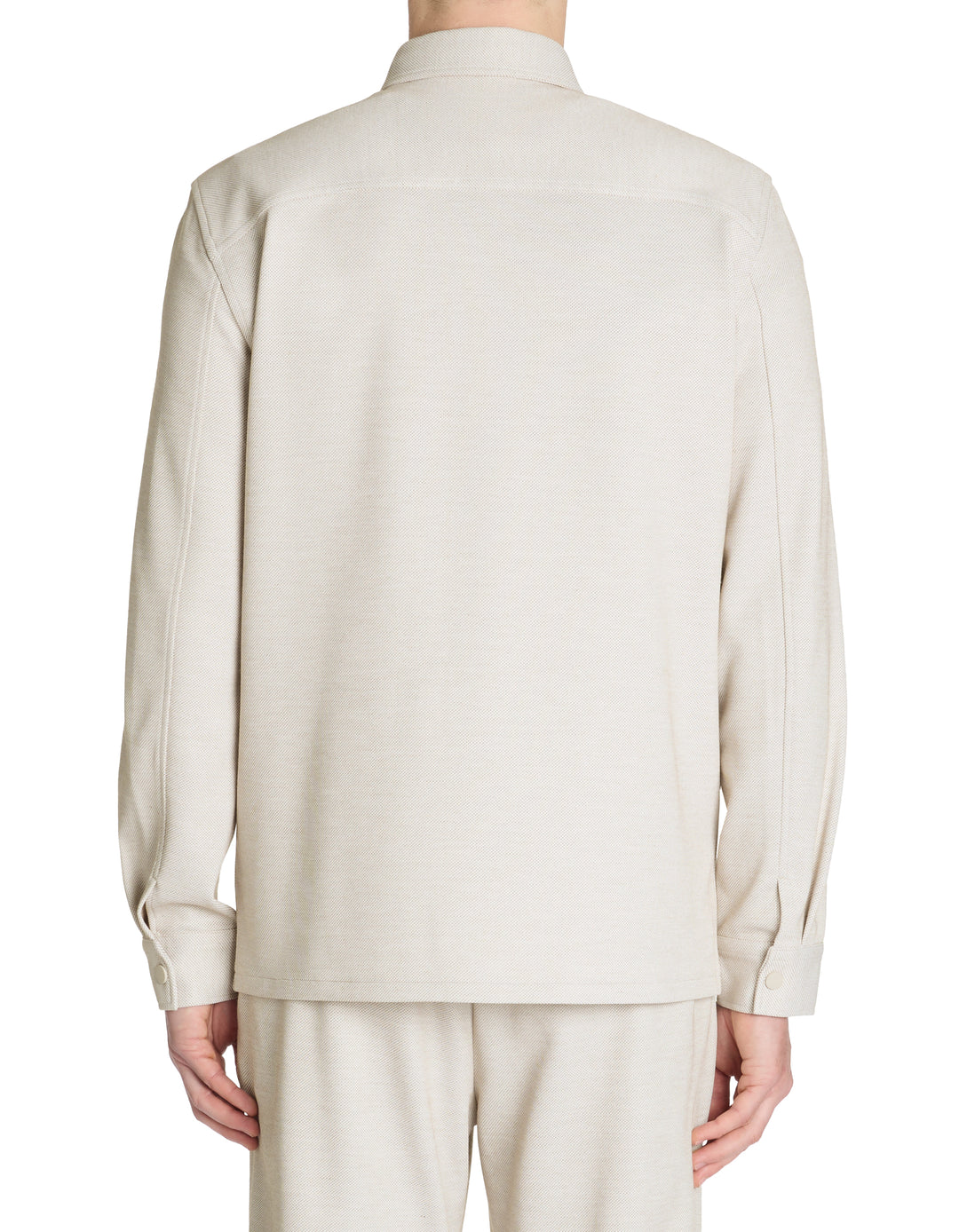 Men - Knitted - Shirt - Long sleeves