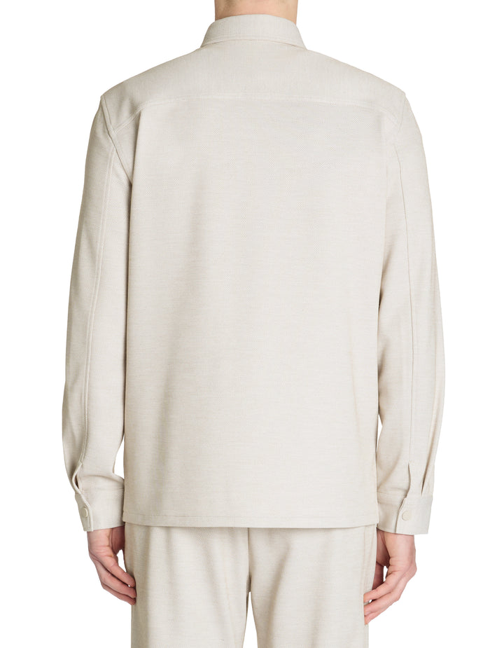 Men - Knitted - Shirt - Long sleeves