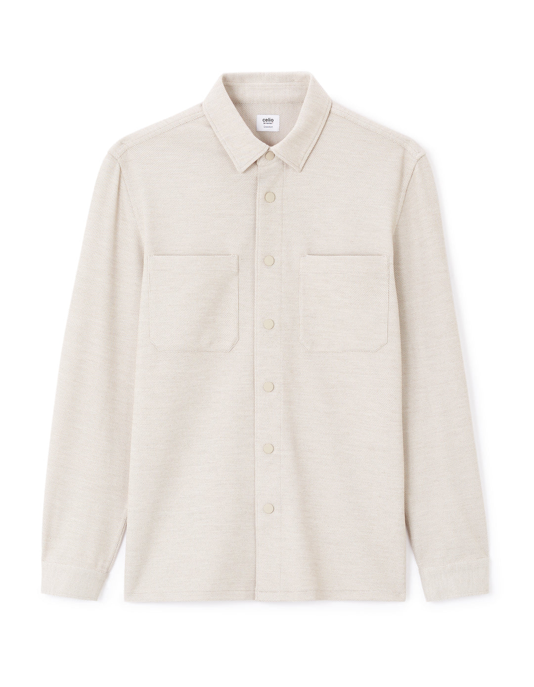 Men - Knitted - Shirt - Long sleeves
