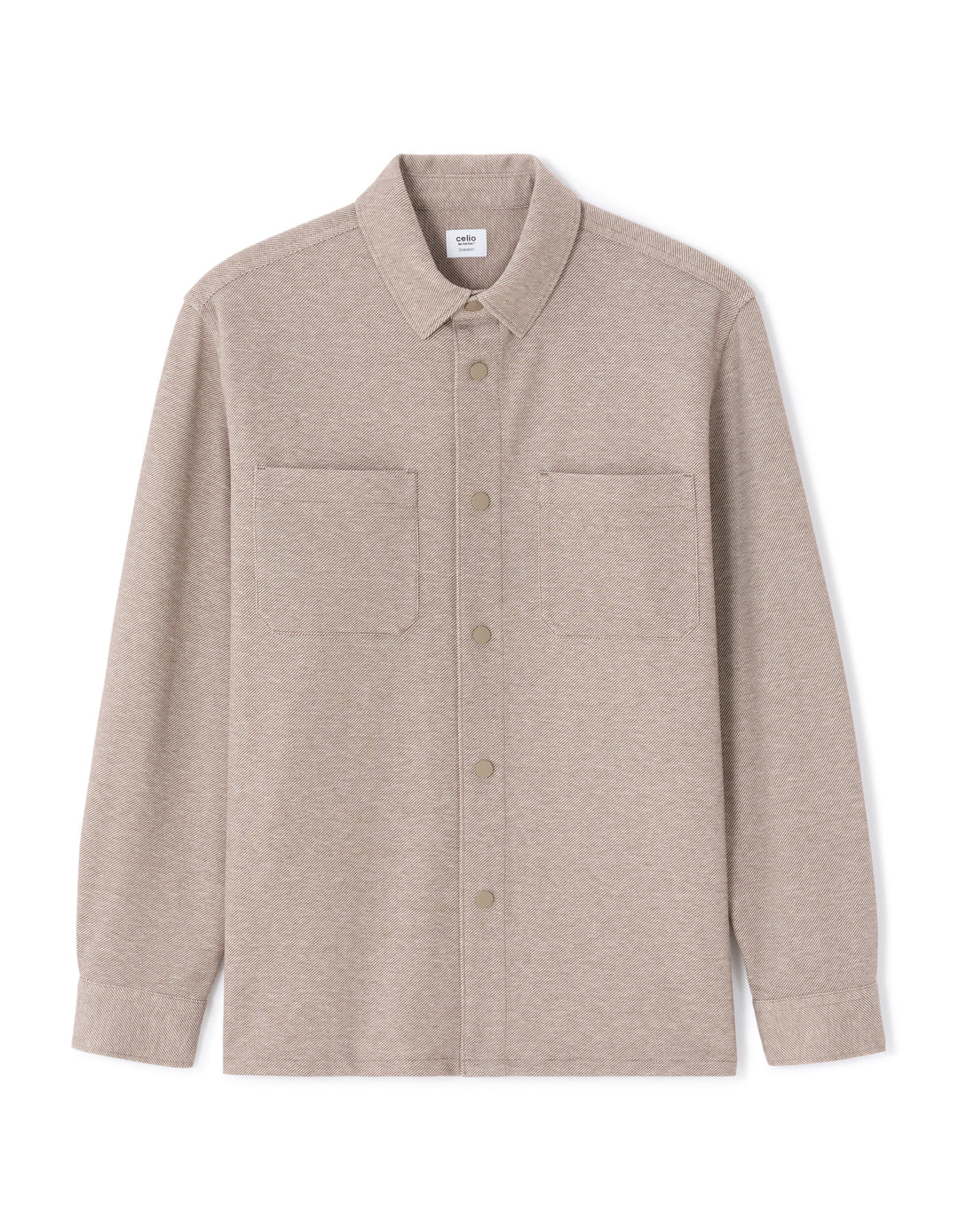 Men - Knitted - Shirt - Long sleeves