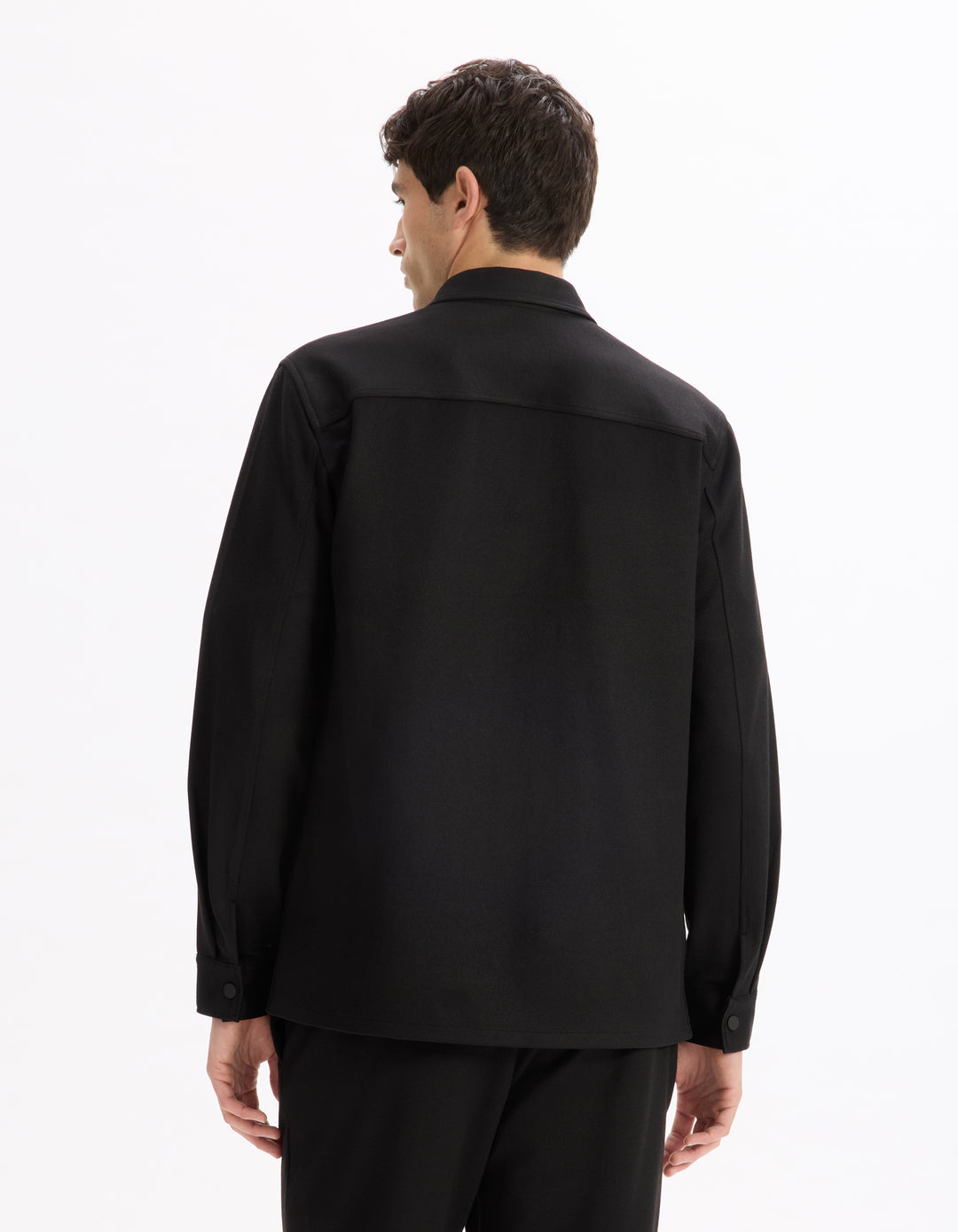 Men - Knitted - Shirt - Long sleeves