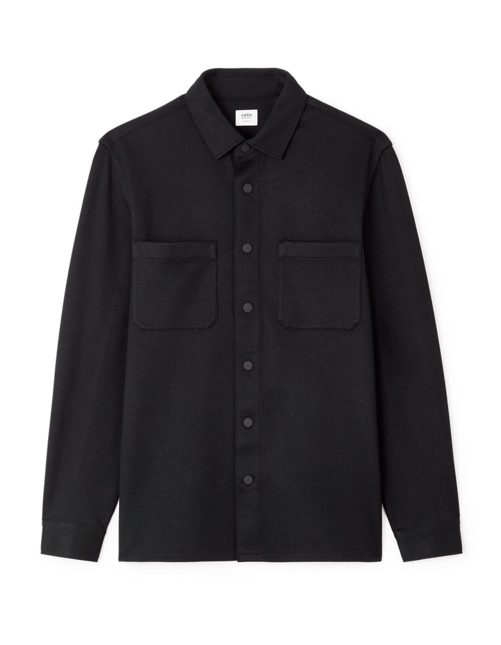 Men - Knitted - Shirt - Long sleeves