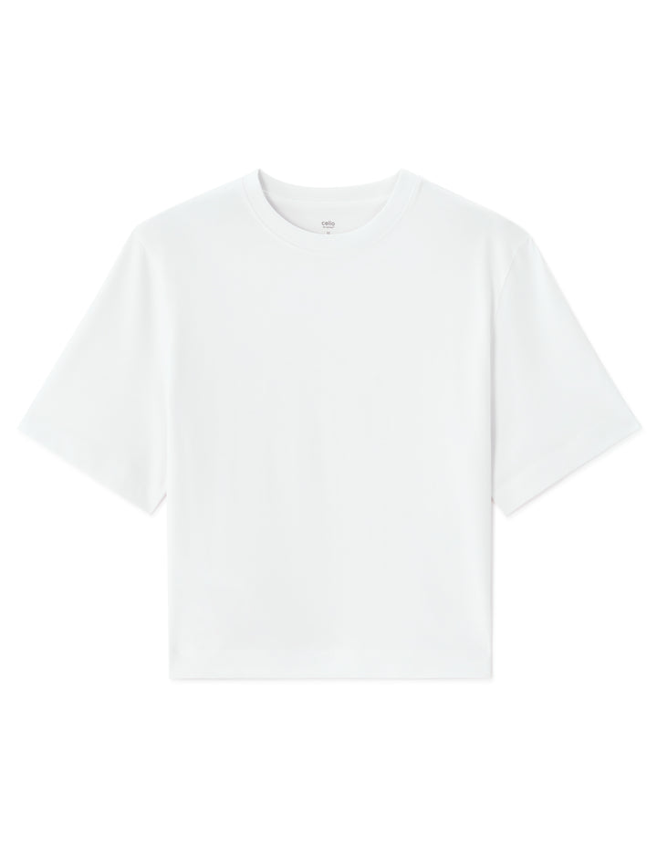 Boxy thick cotton T-shirt
