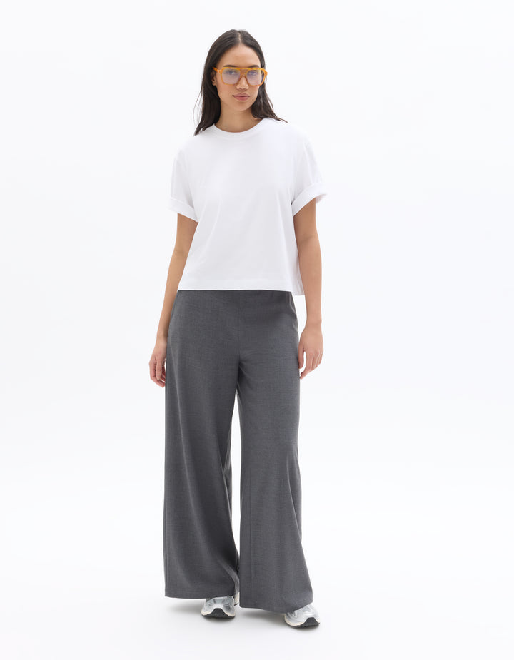 Boxy thick cotton T-shirt