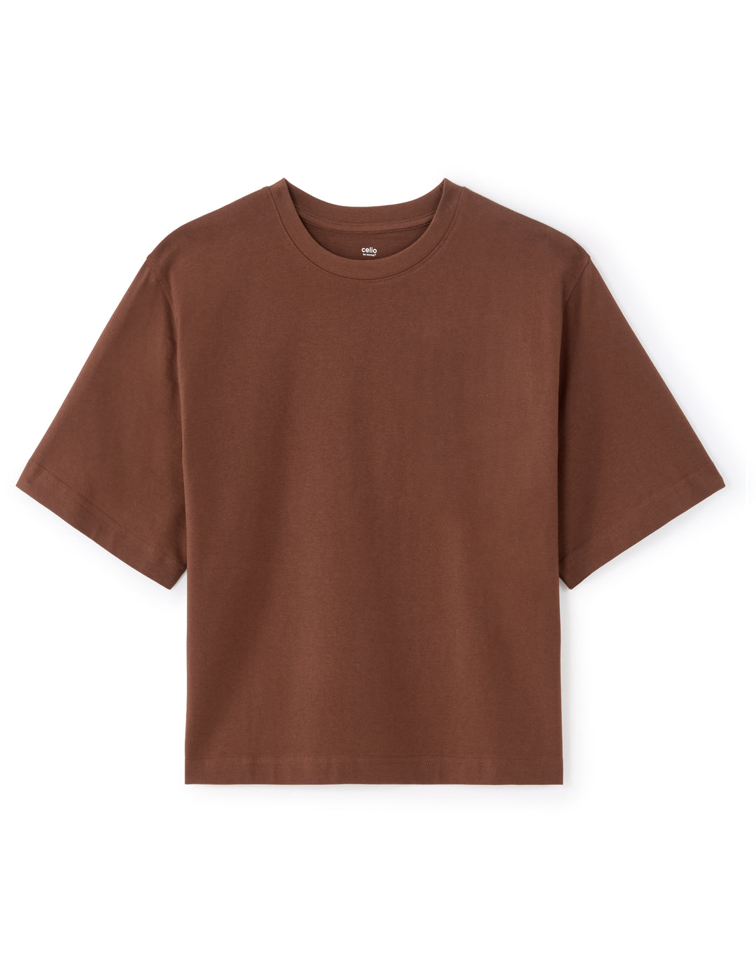 Boxy thick cotton T-shirt