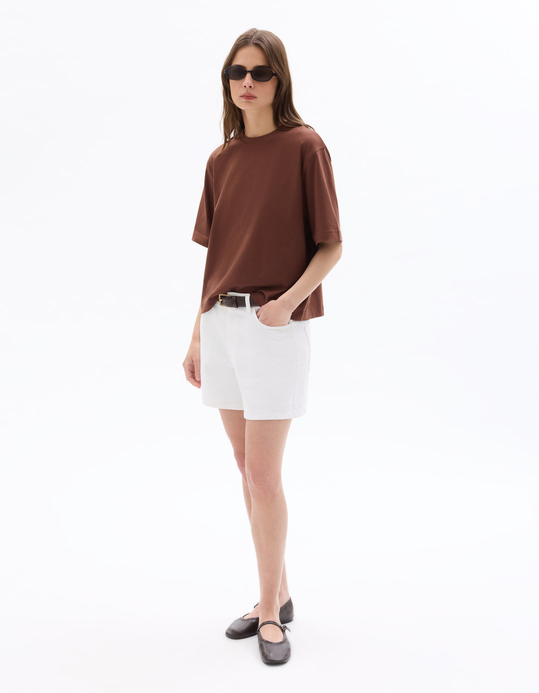 Boxy thick cotton T-shirt