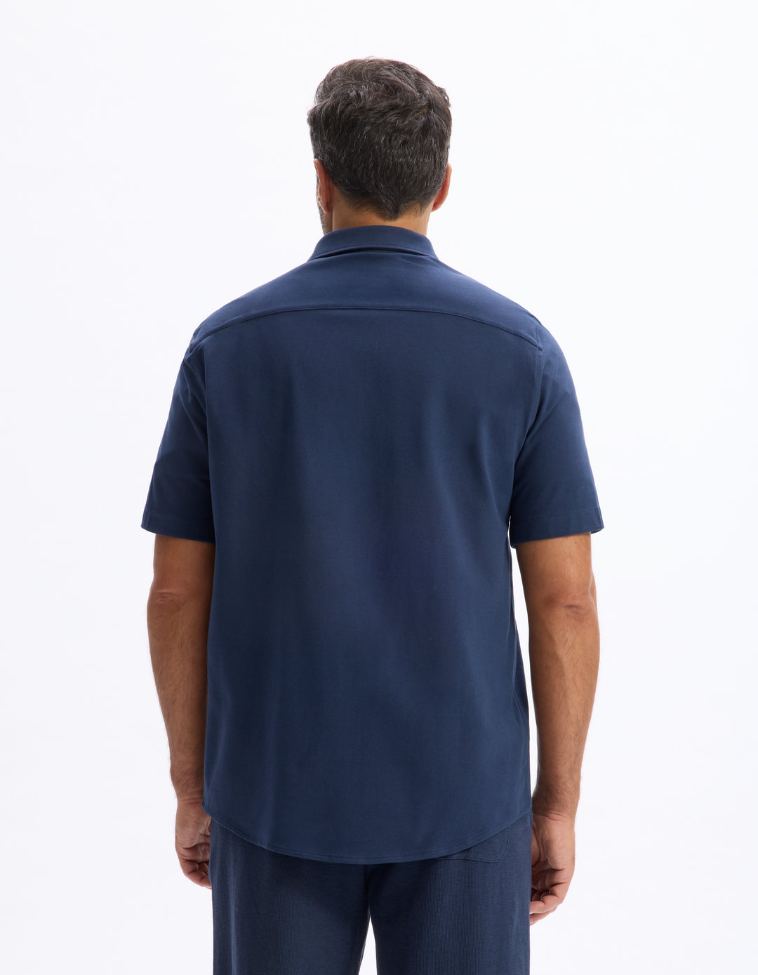 Regular chemise in stretch cotton