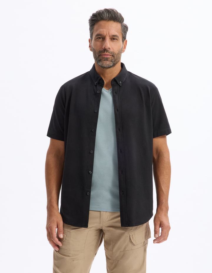 Regular chemise in stretch cotton