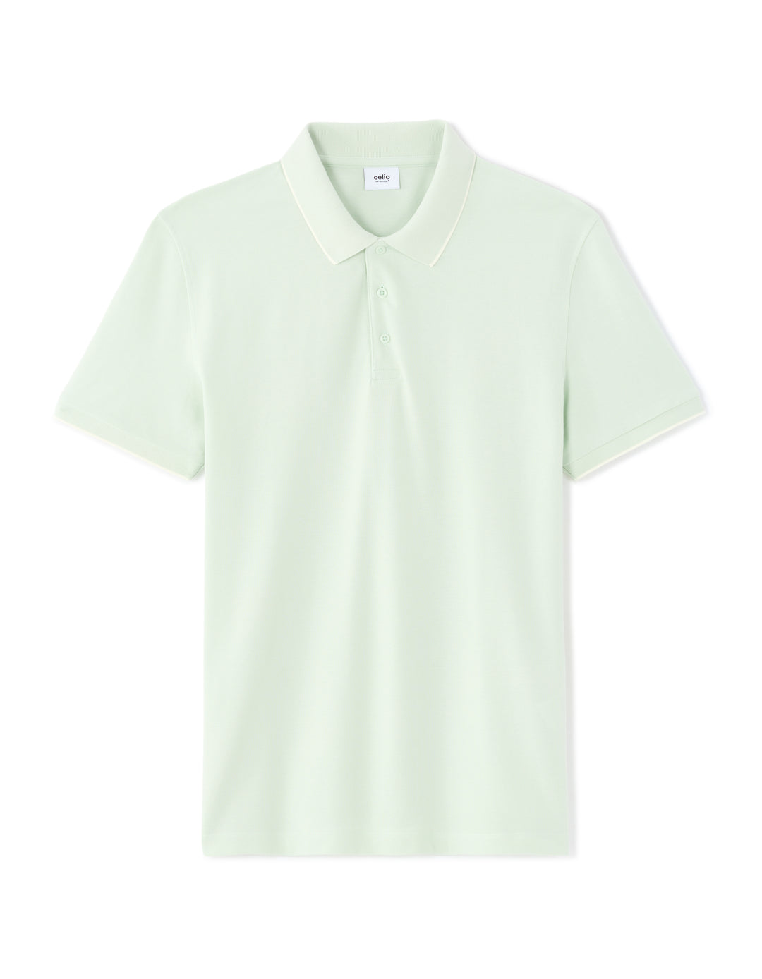 Men - Knitted - Polo Shirt - Short sleeves