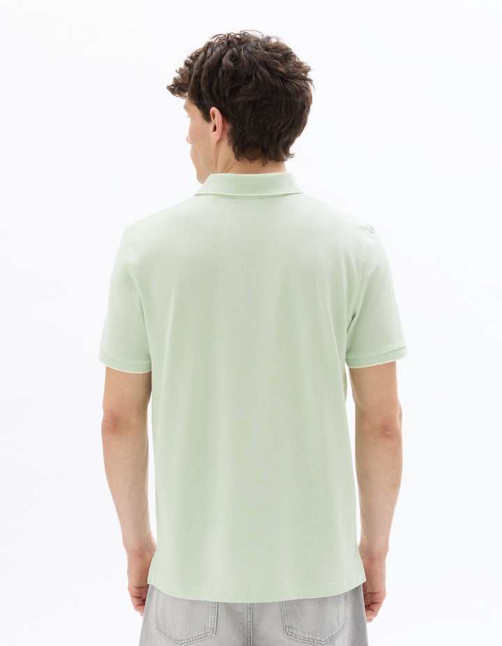 Men - Knitted - Polo Shirt - Short sleeves