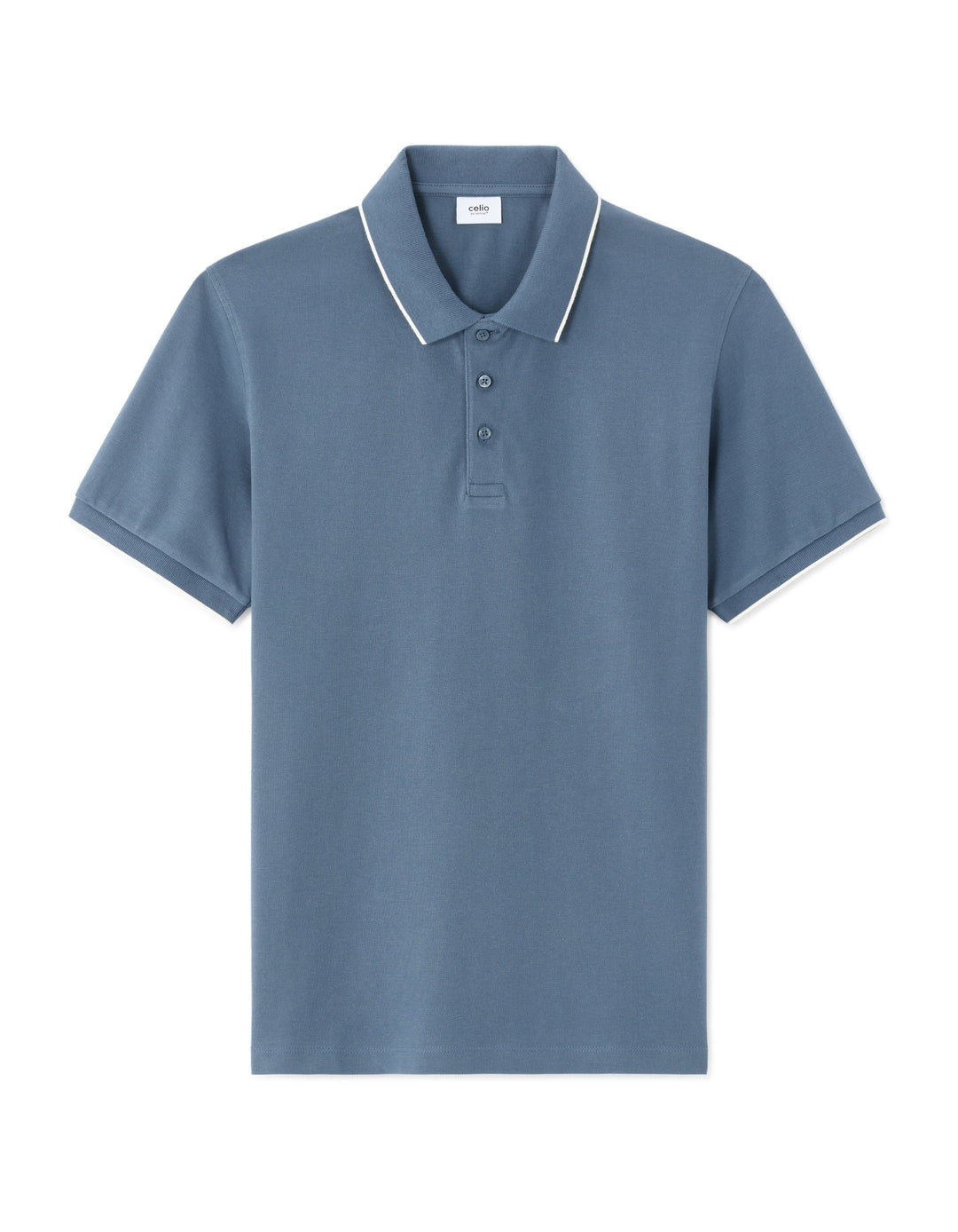 Men - Knitted - Polo Shirt - Short sleeves