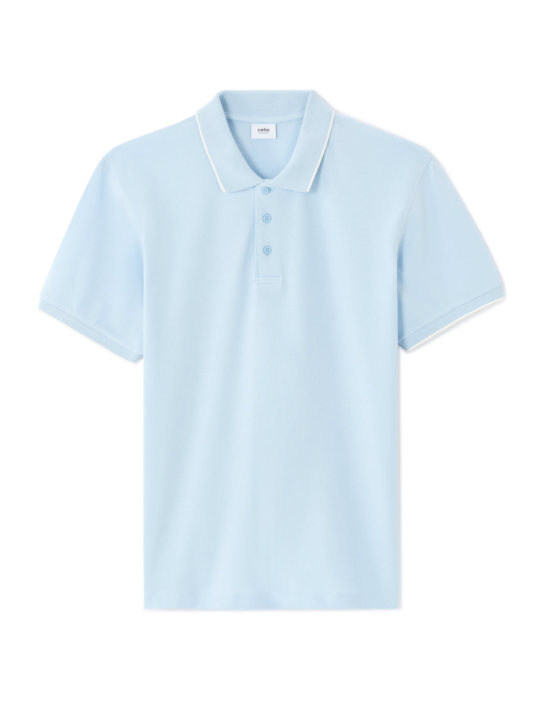 Men - Knitted - Polo Shirt - Short sleeves