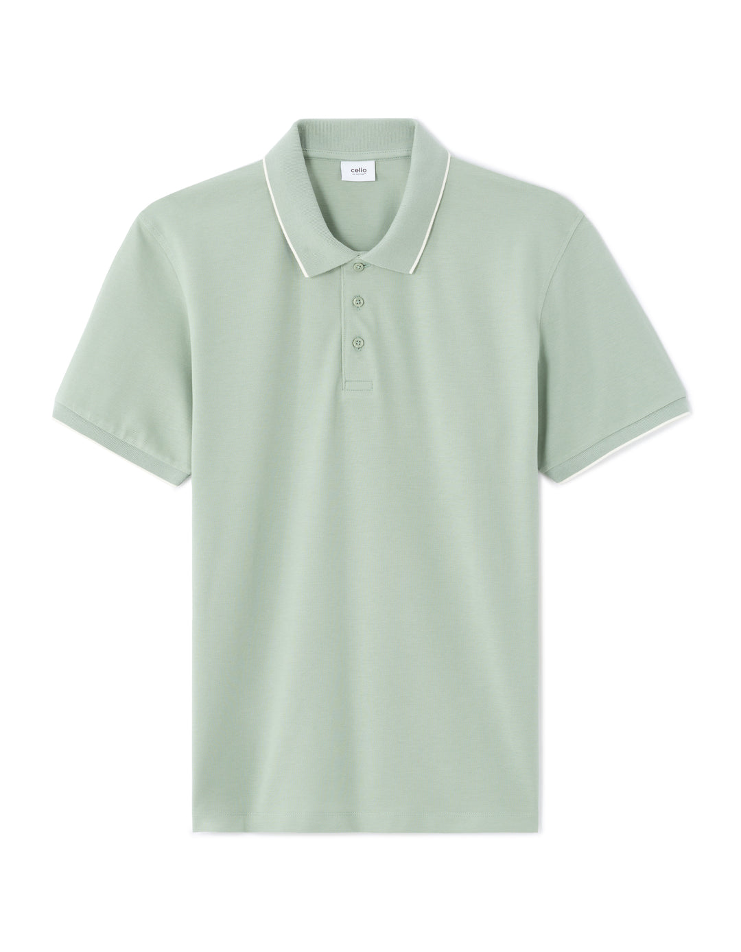 Men - Knitted - Polo Shirt - Short sleeves