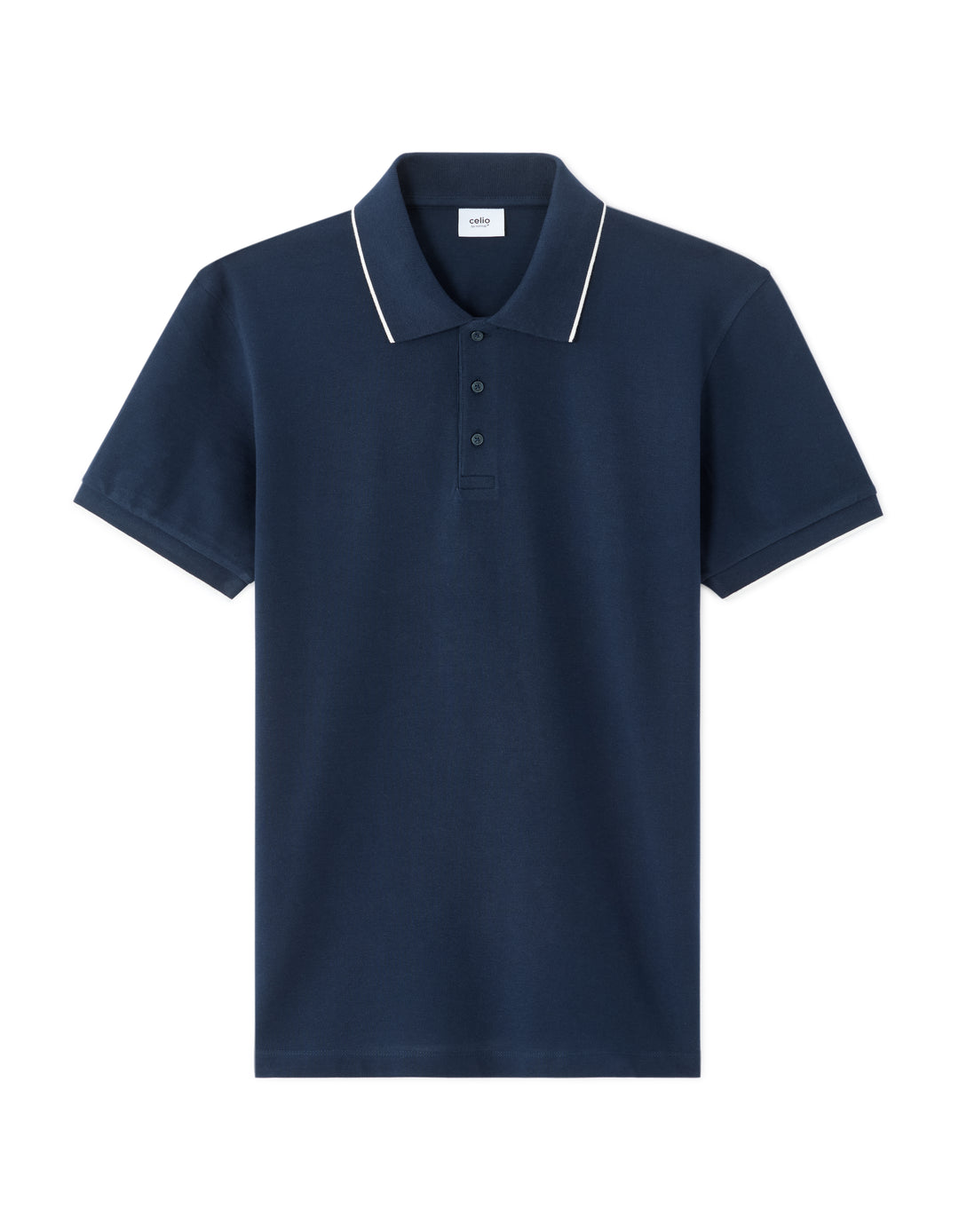 Men - Knitted - Polo Shirt - Short sleeves