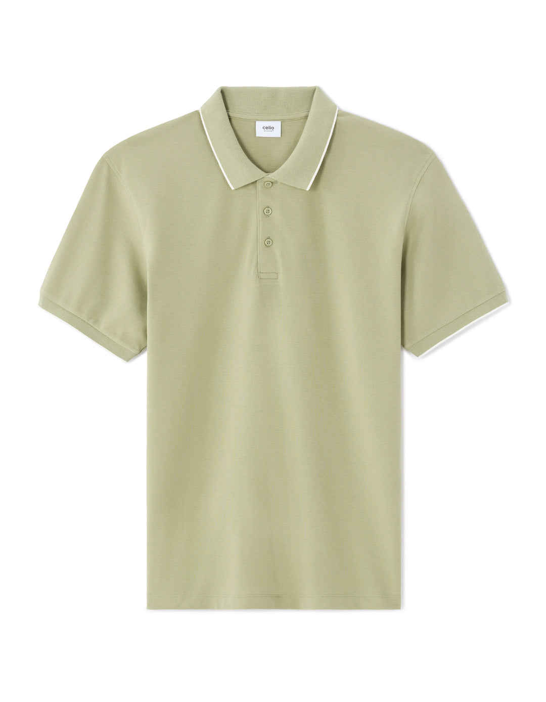 Men - Knitted - Polo Shirt - Short sleeves