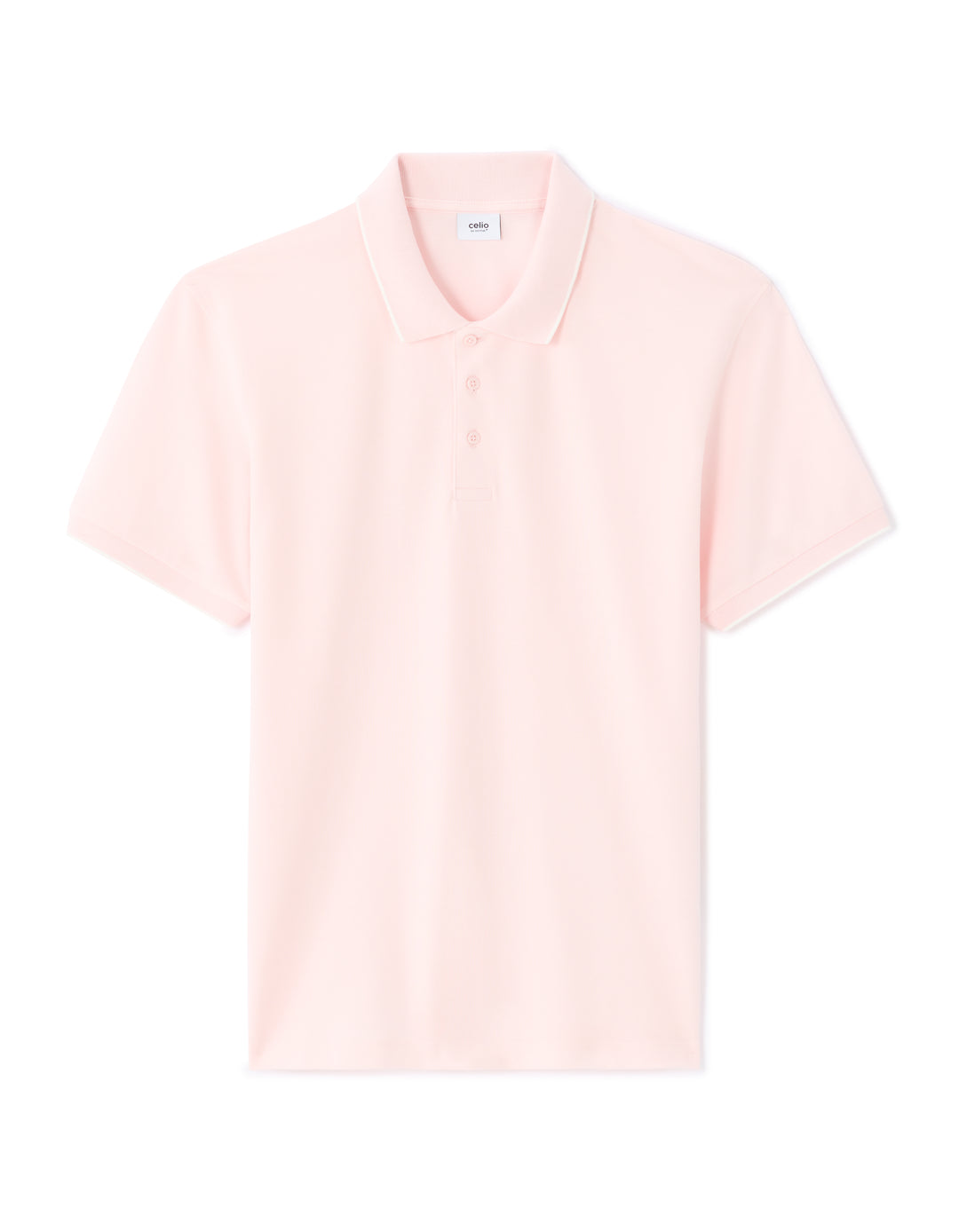 Men - Knitted - Polo Shirt - Short sleeves