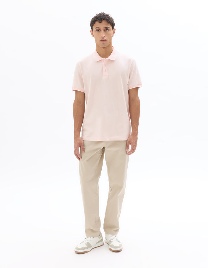 Men - Knitted - Polo Shirt - Short sleeves
