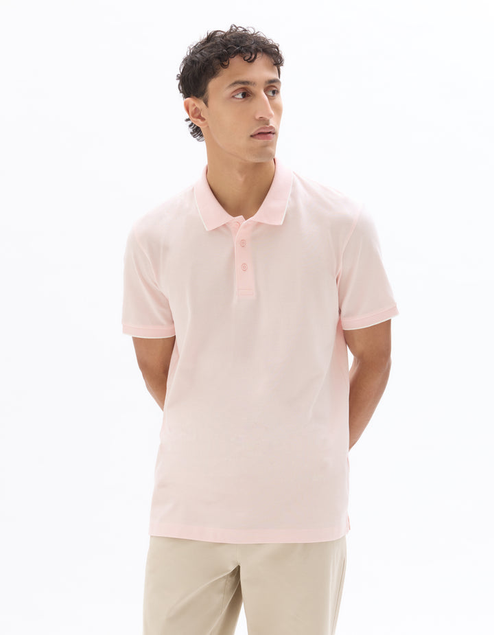 Men - Knitted - Polo Shirt - Short sleeves