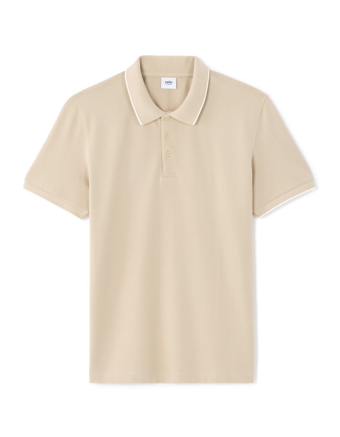 Men - Knitted - Polo Shirt - Short sleeves