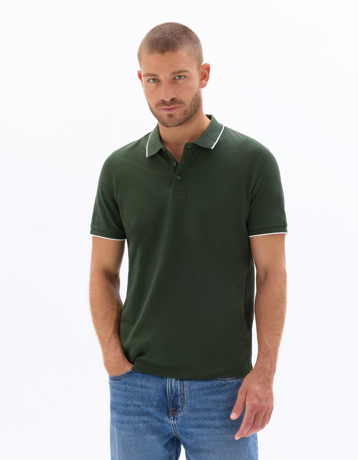 Regular Fit 100% Cotton Piqu Polo