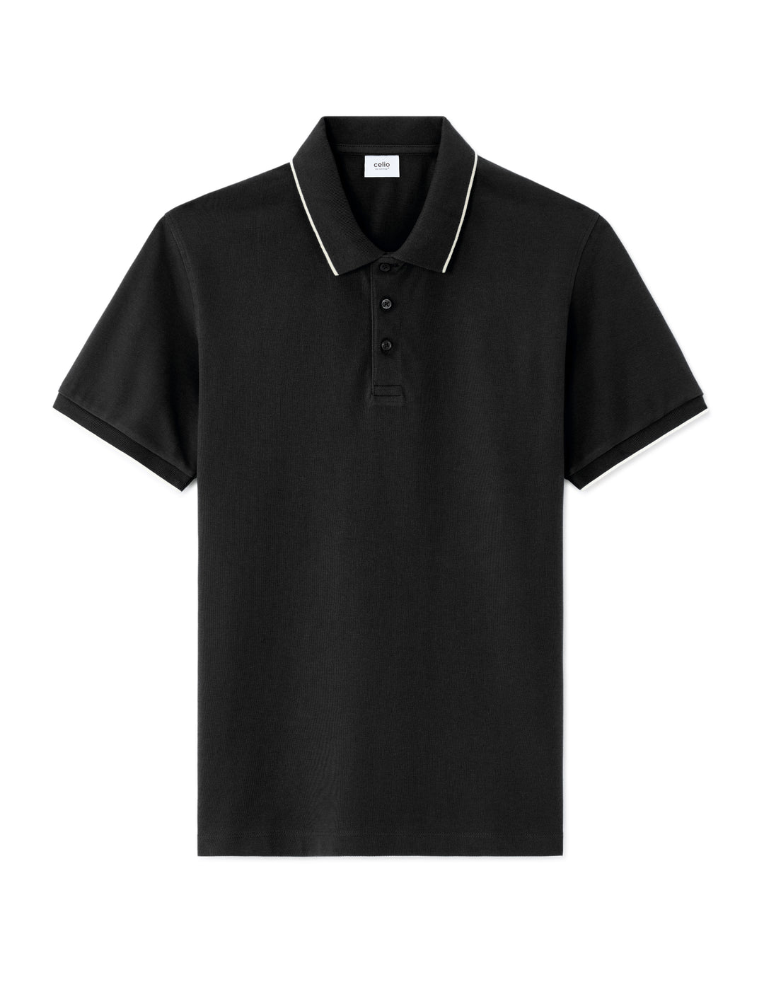 Men - Knitted - Polo Shirt - Short sleeves