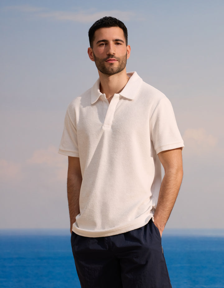 Men - Knitted - Polo Shirt - Short sleeves