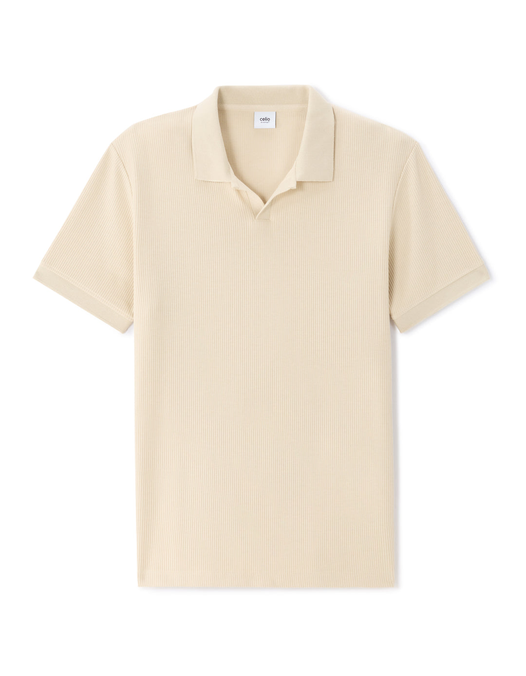 Men - Knitted - Polo Shirt - Short sleeves