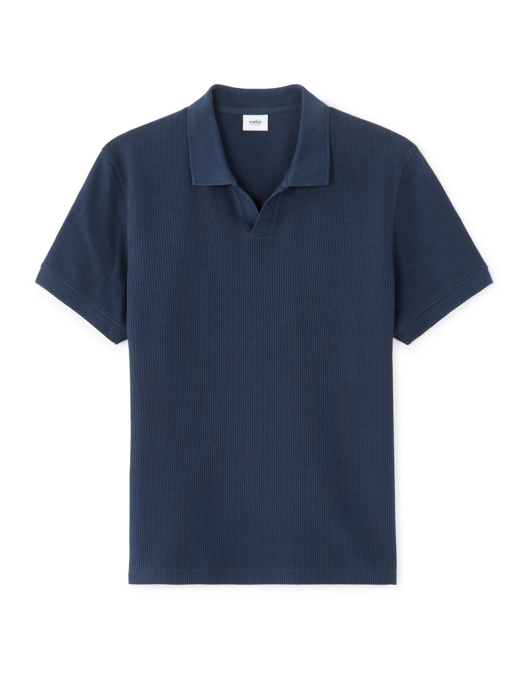 Men - Knitted - Polo Shirt - Short sleeves