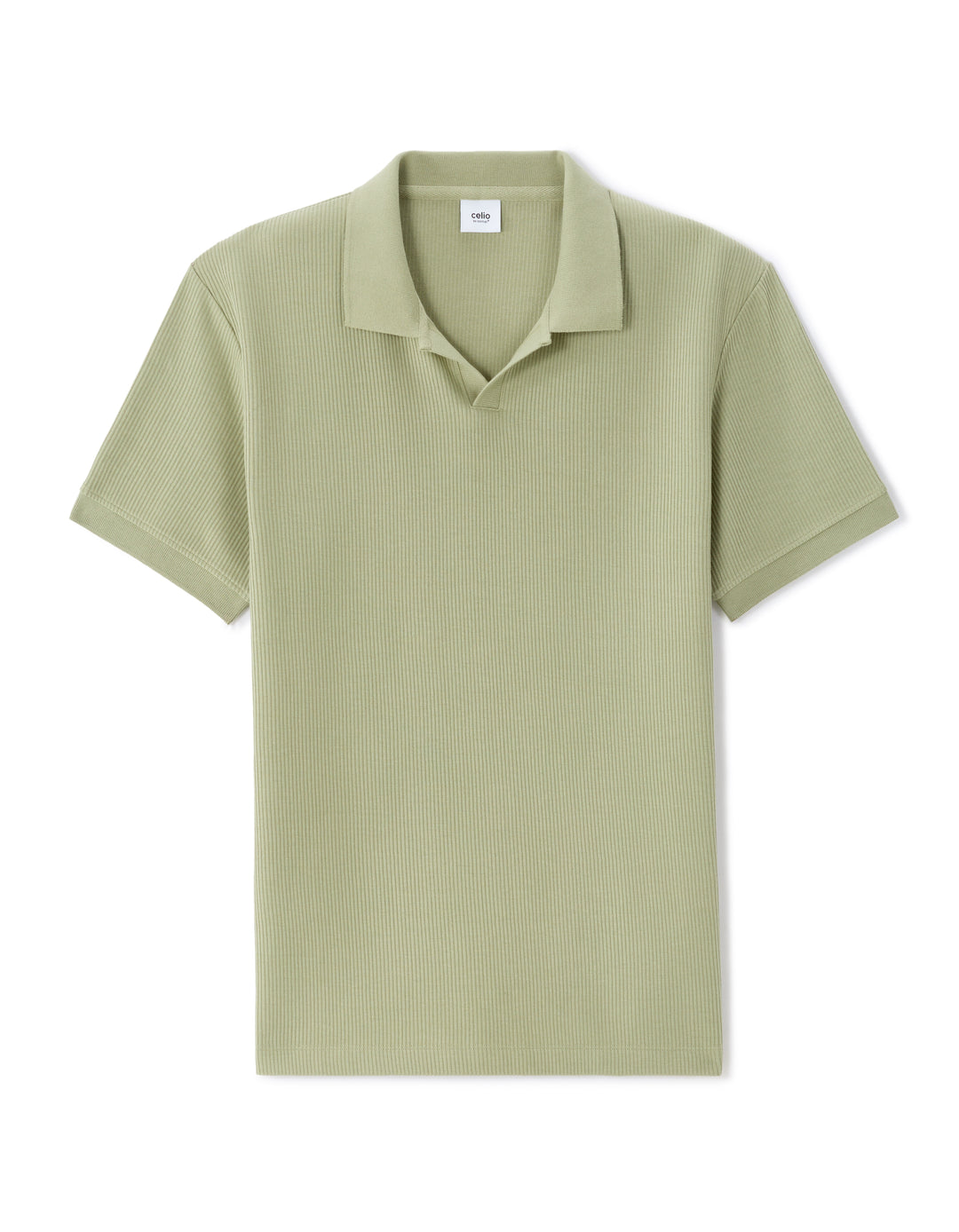 Men - Knitted - Polo Shirt - Short sleeves