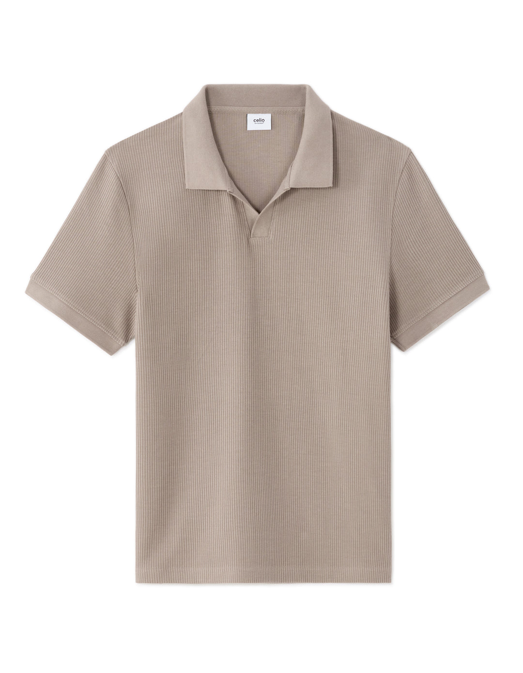 Men - Knitted - Polo Shirt - Short sleeves