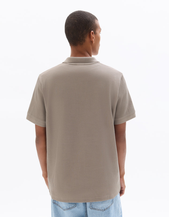 Men - Knitted - Polo Shirt - Short sleeves