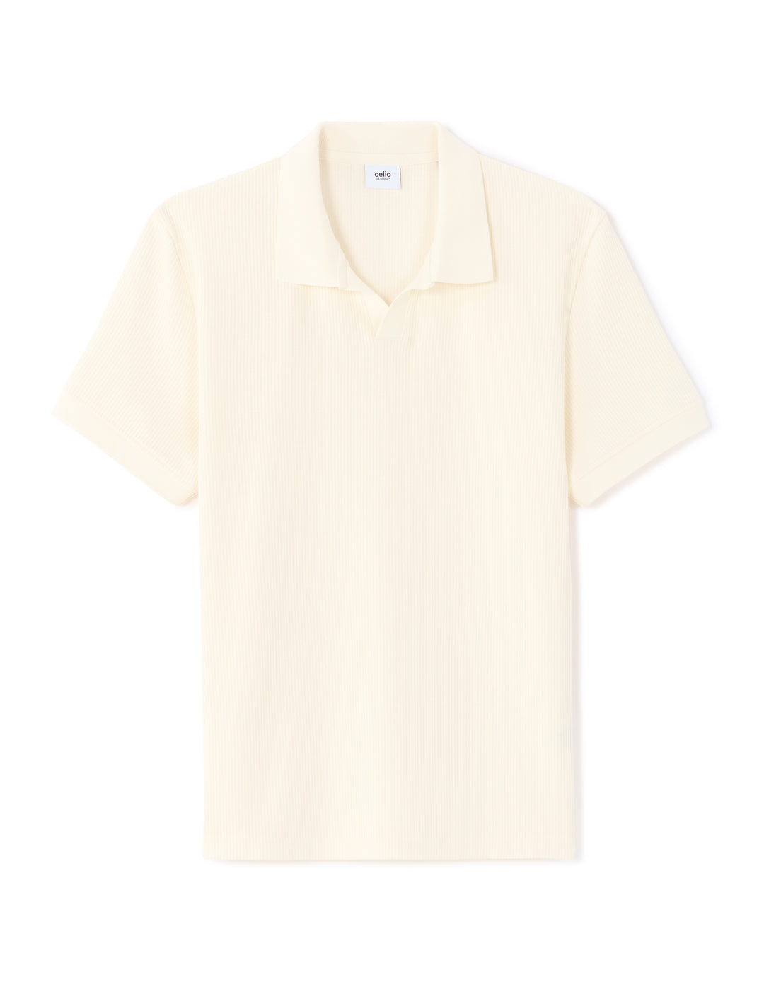 Men - Knitted - Polo Shirt - Short sleeves