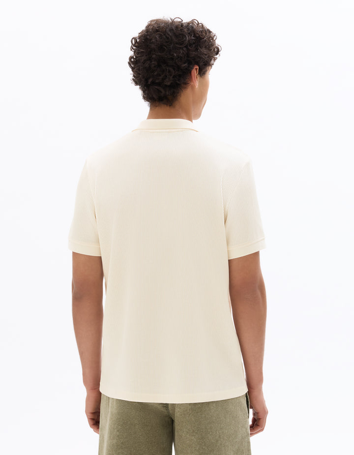 Men - Knitted - Polo Shirt - Short sleeves
