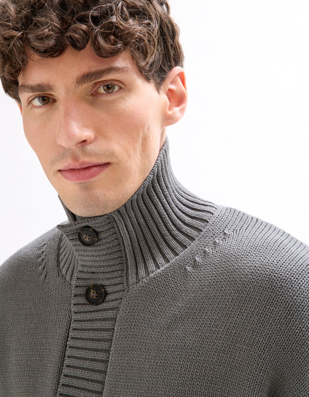 Men - Knitted - Cardigan/Sweater - Long sleeves