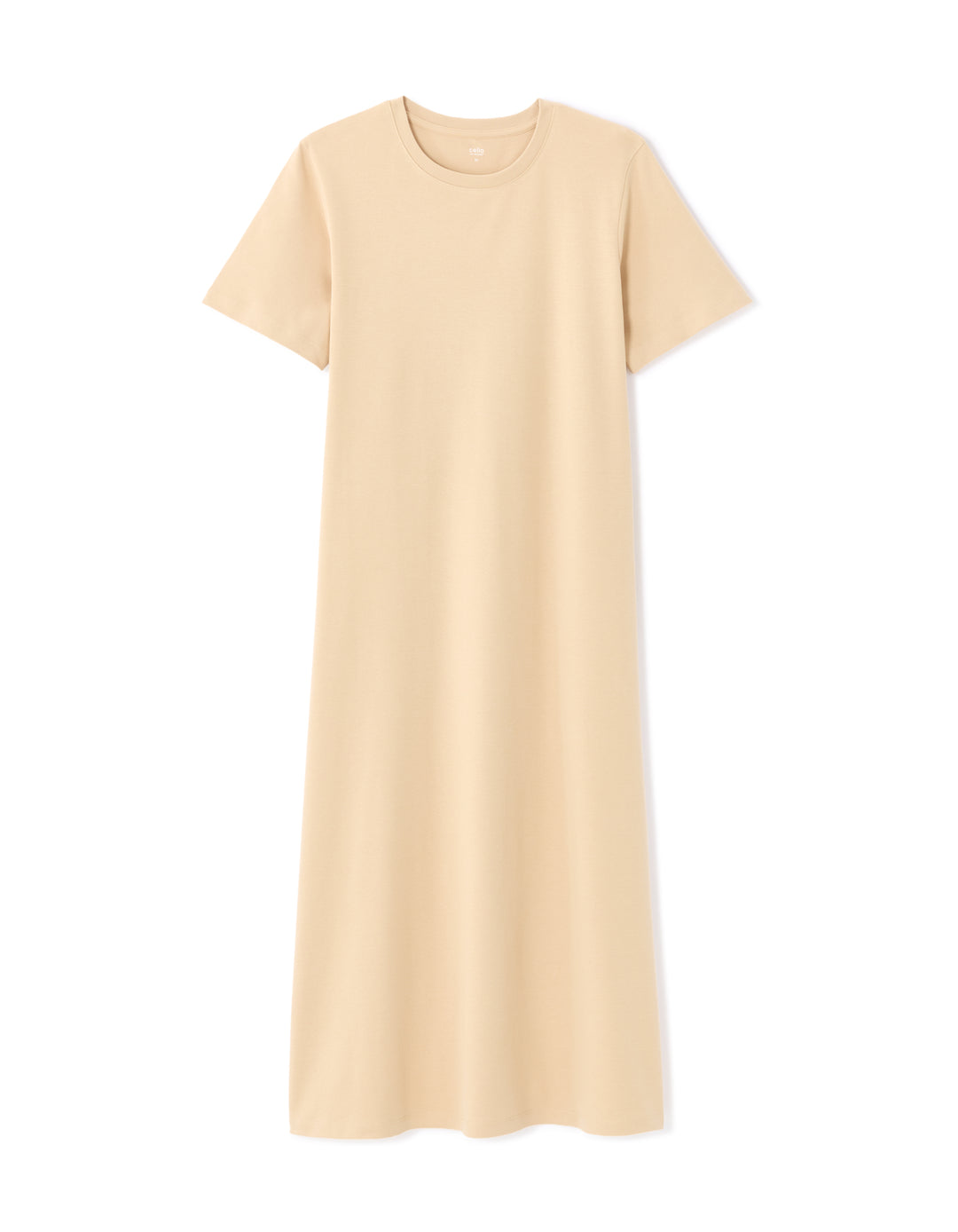 Off- cotton midi dress